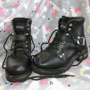 Woman's Ride Tech Leather Motorcycle Boots